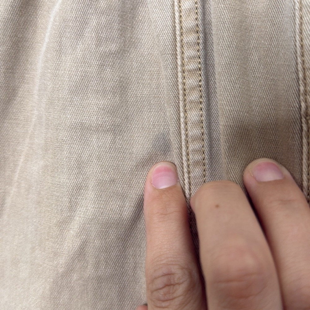 Universal Thread Beige Utility Jumpsuit Button Fr… - image 4